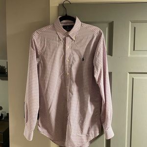 RALPH LAUREN PLAID POPLIN….SMALL